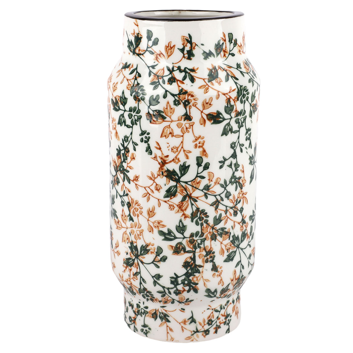 Flower Ceramic Vase 10x25cm
