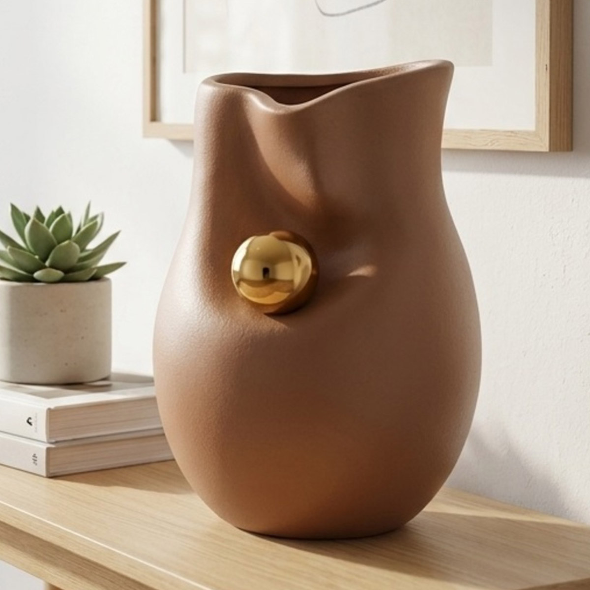 Ceramic Flower Vase 14x20cm