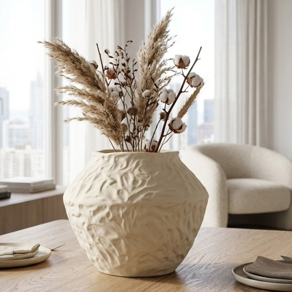 Ceramic Textured Vase | Home Decor | Flowers & Plant Pots | Vases Ceramic Textured Vase | Home Decor | Flowers & Plant Pots | Vases