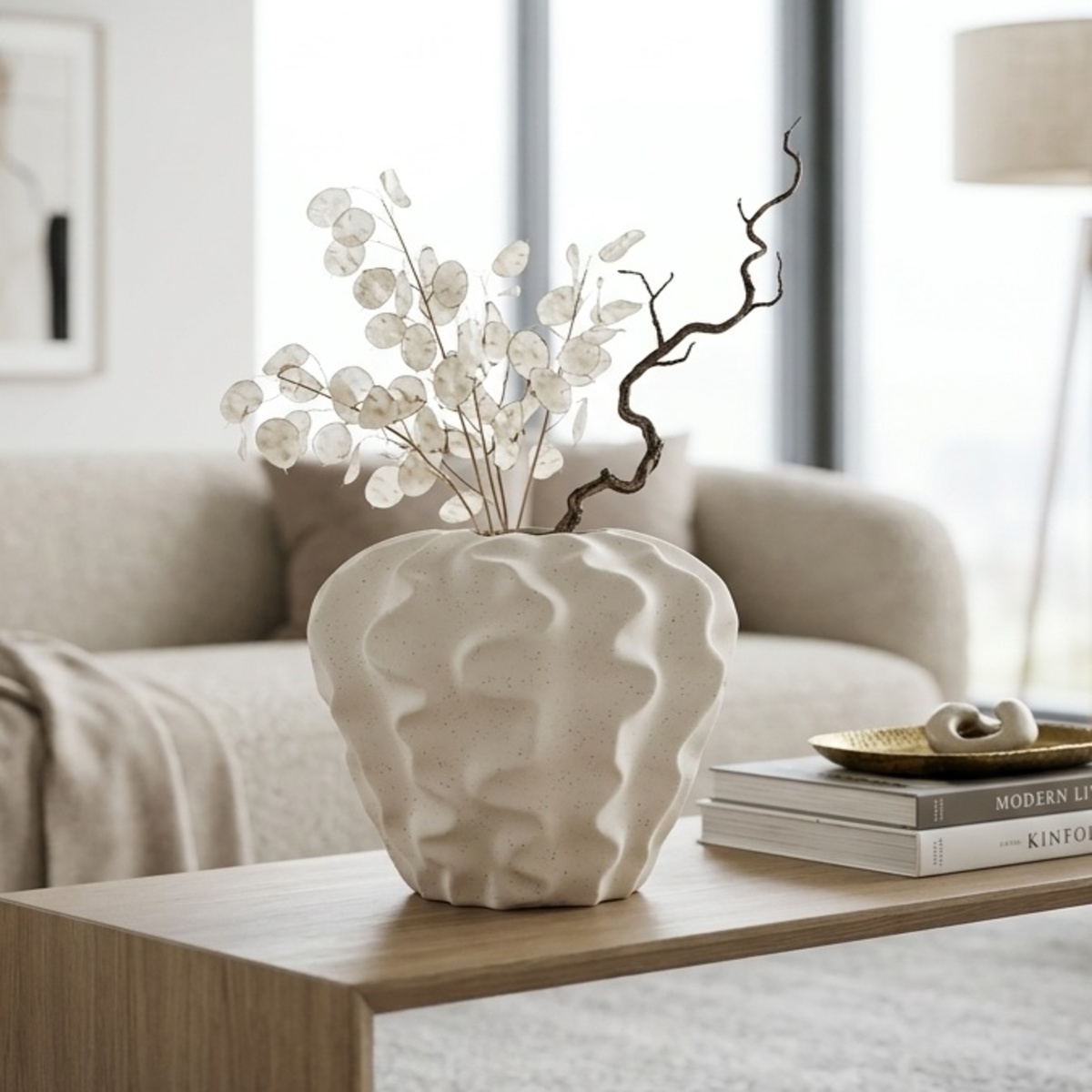 Ceramic Textured Vase