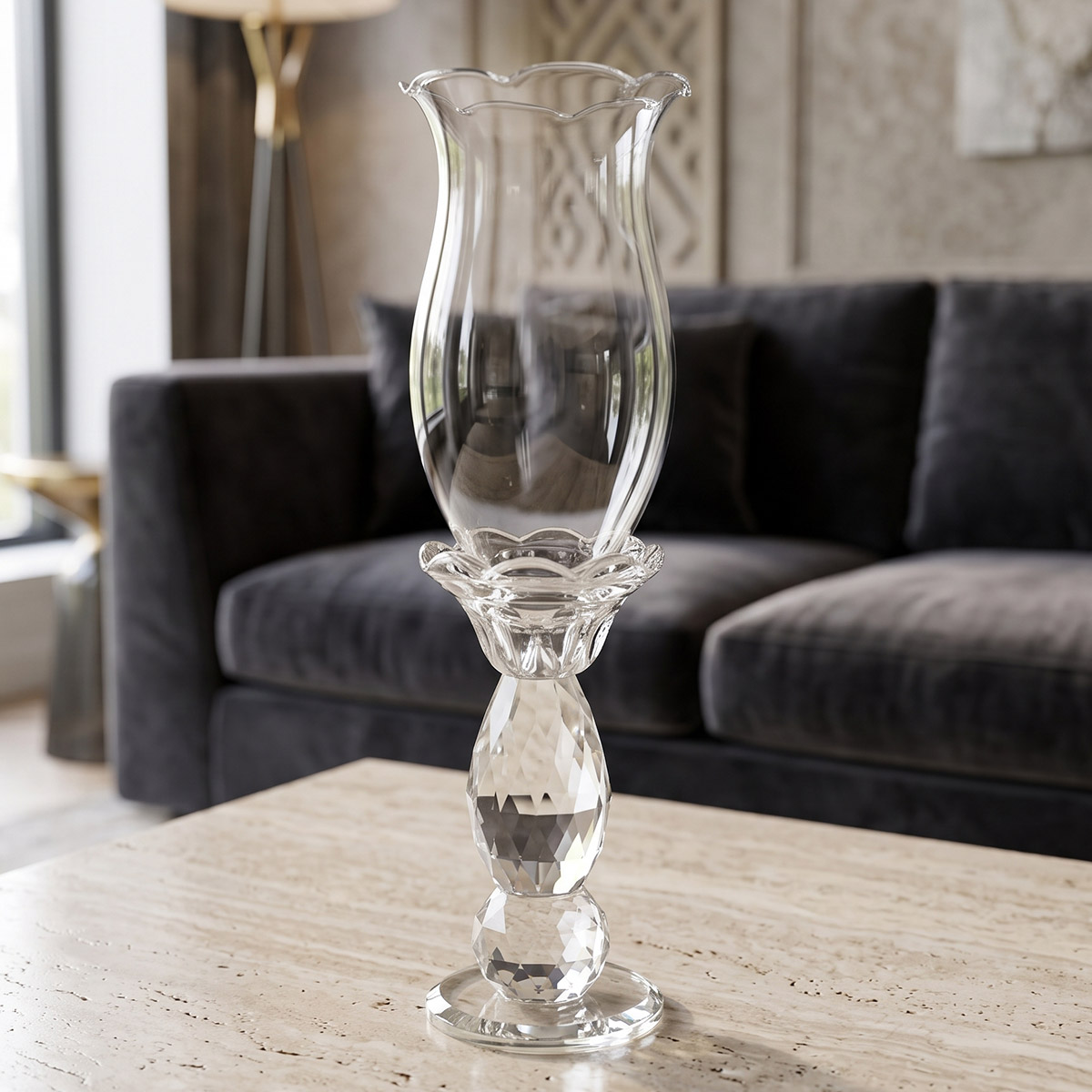 Crystal Candle Holder
