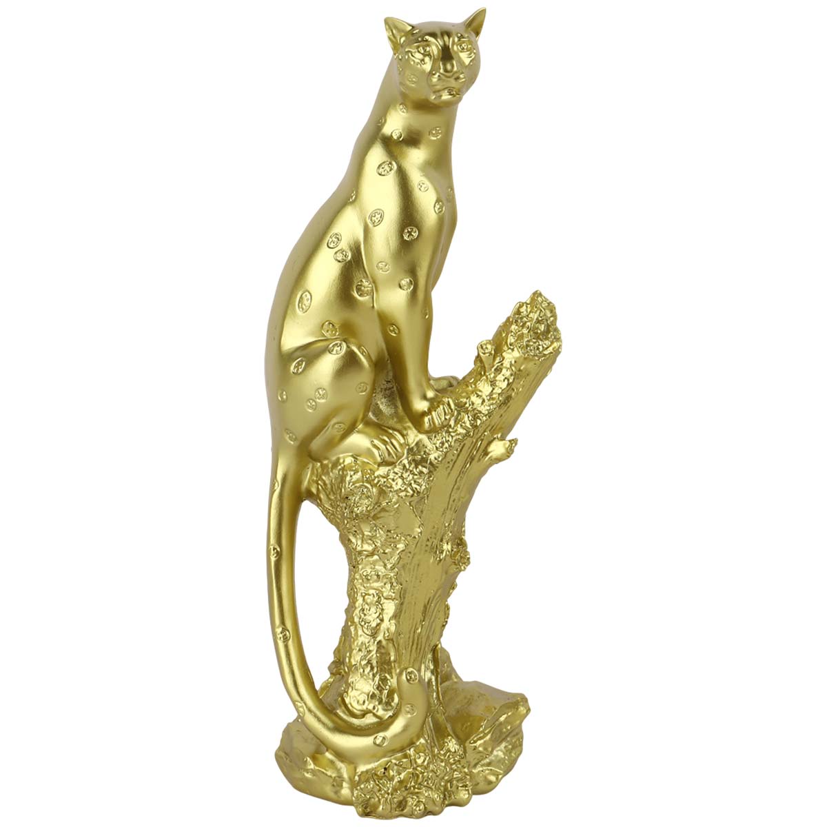 Golden Jaguar Decorative Figure