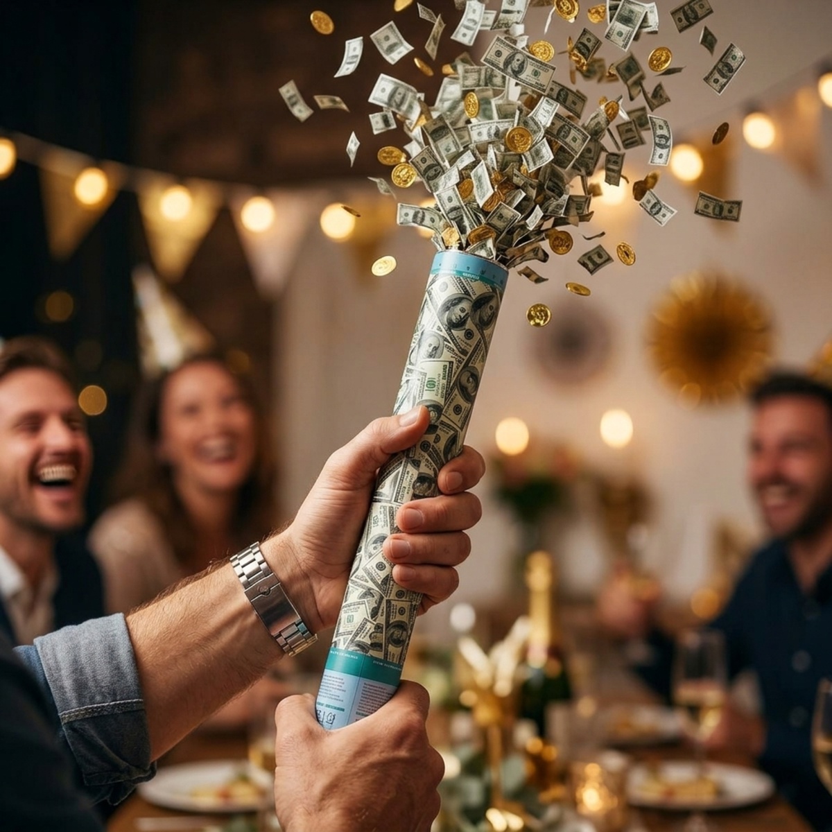 Money Confetti Cannon