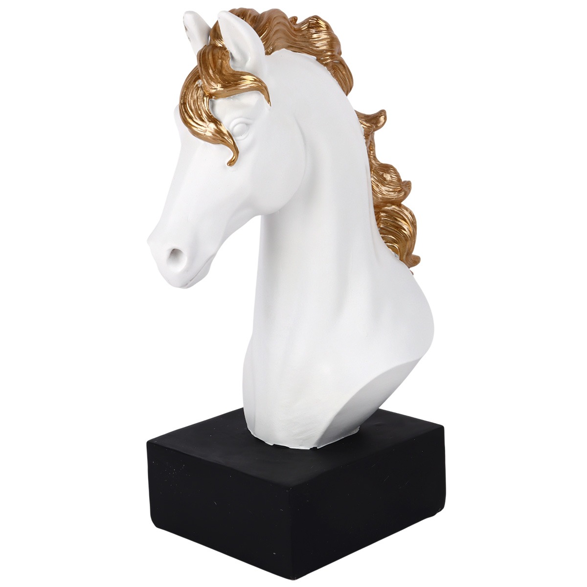 Horse Decoration Figure White