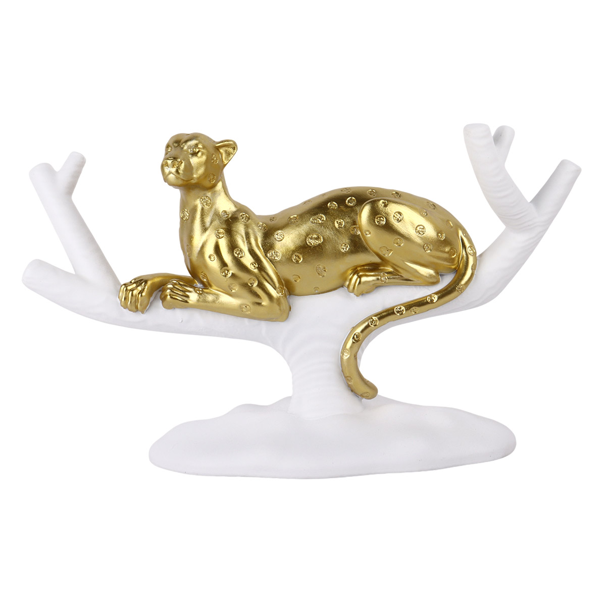Golden Jaguar Decorative Figure