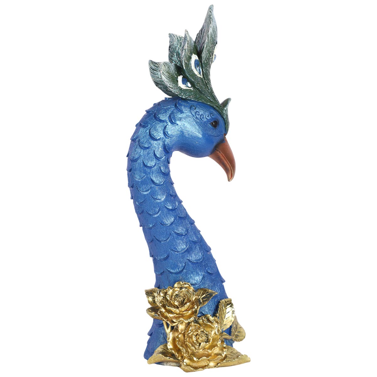 Animal Figure Peacock For Decoration Blue