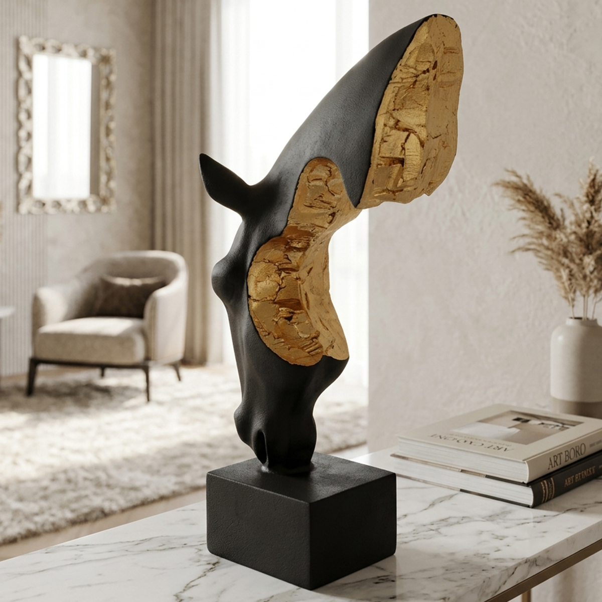 Black Horse Decorative Figure