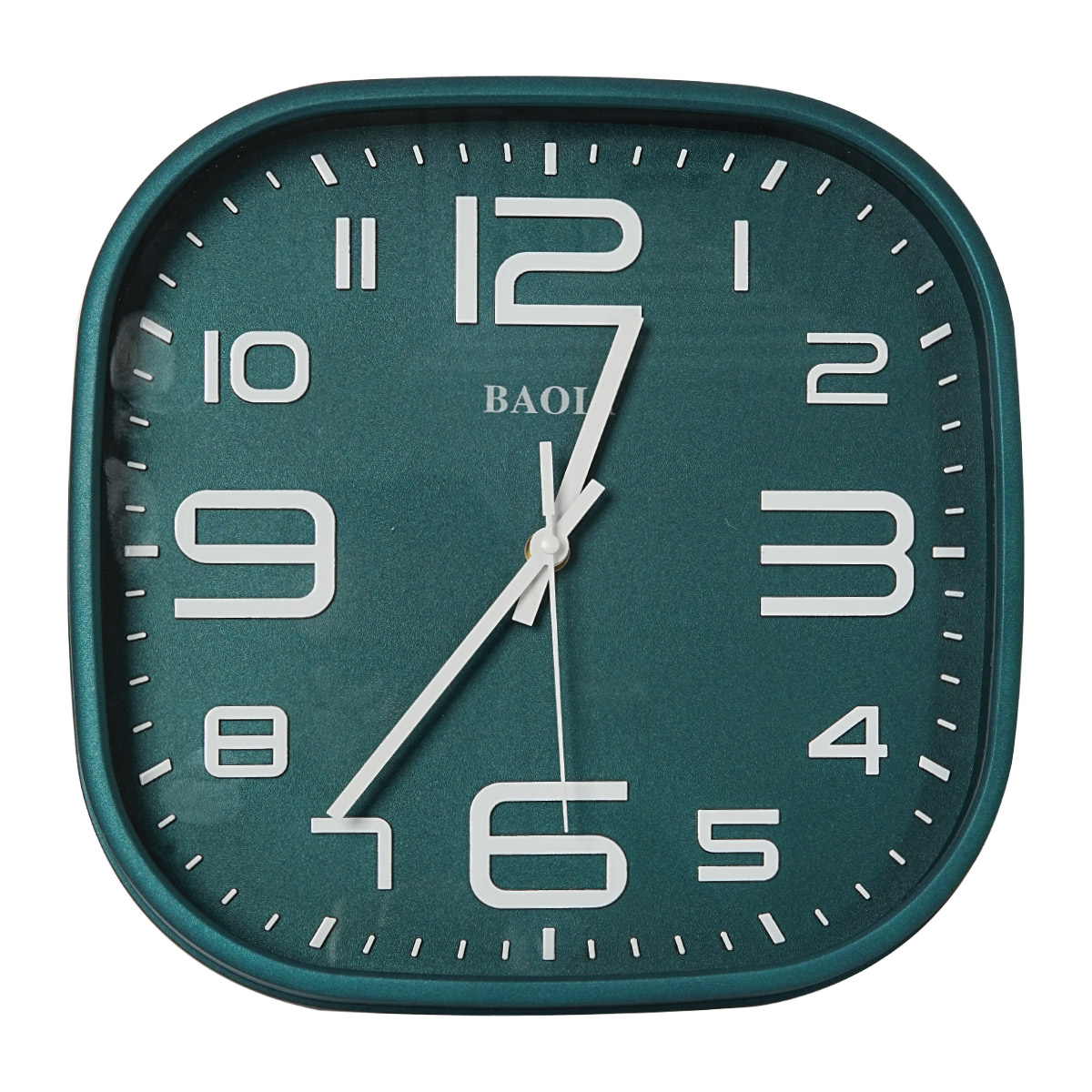 Baoli Square Wall Clock Green