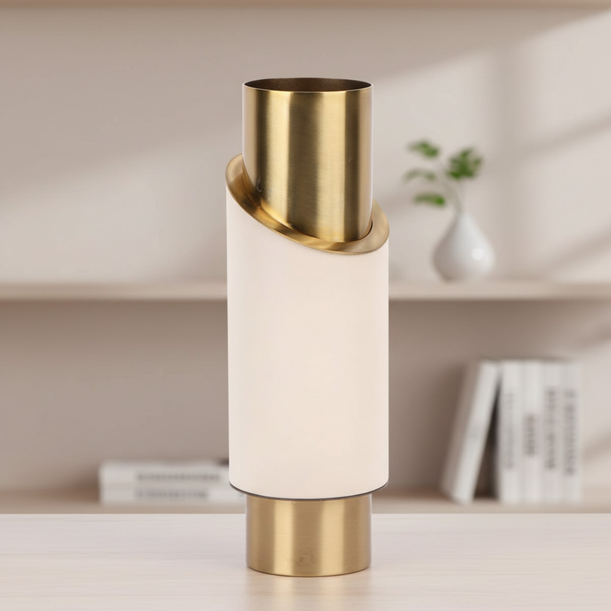 Metal Flower Vase Large