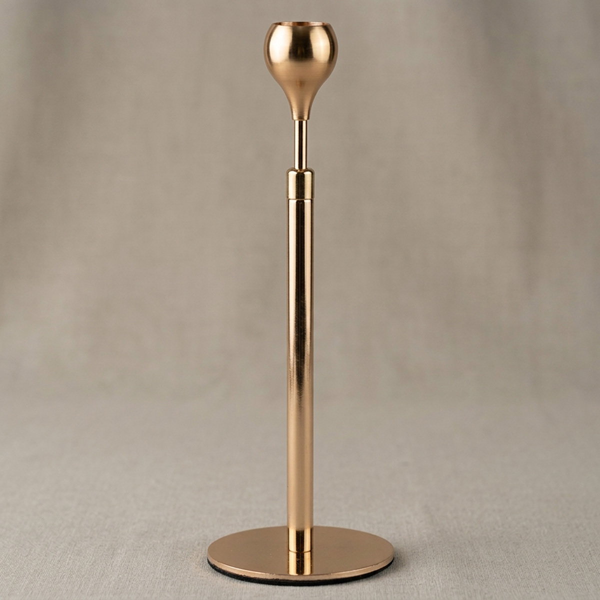 Metal Candle Holder Golden Large