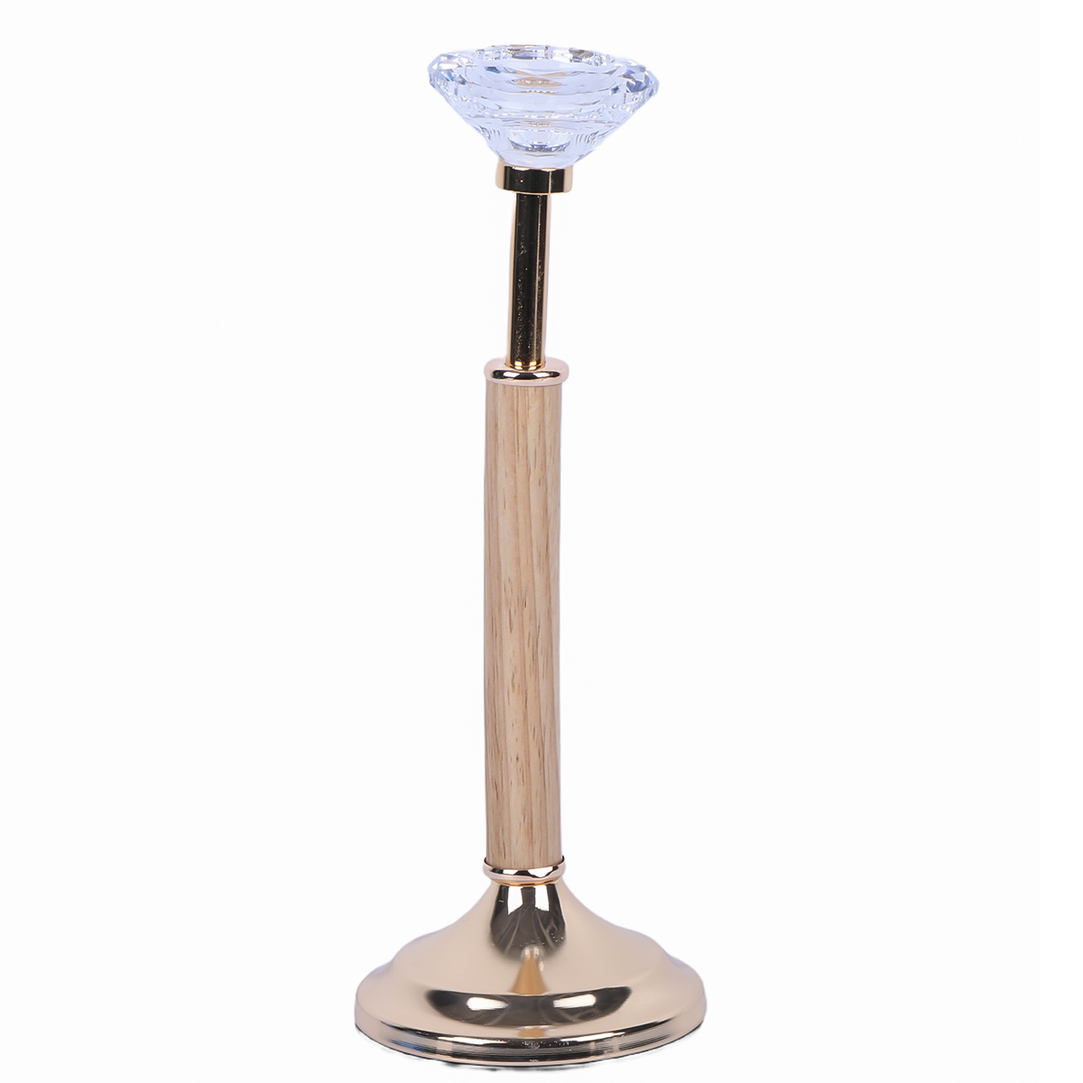 Metal Candle Holder Large Golden