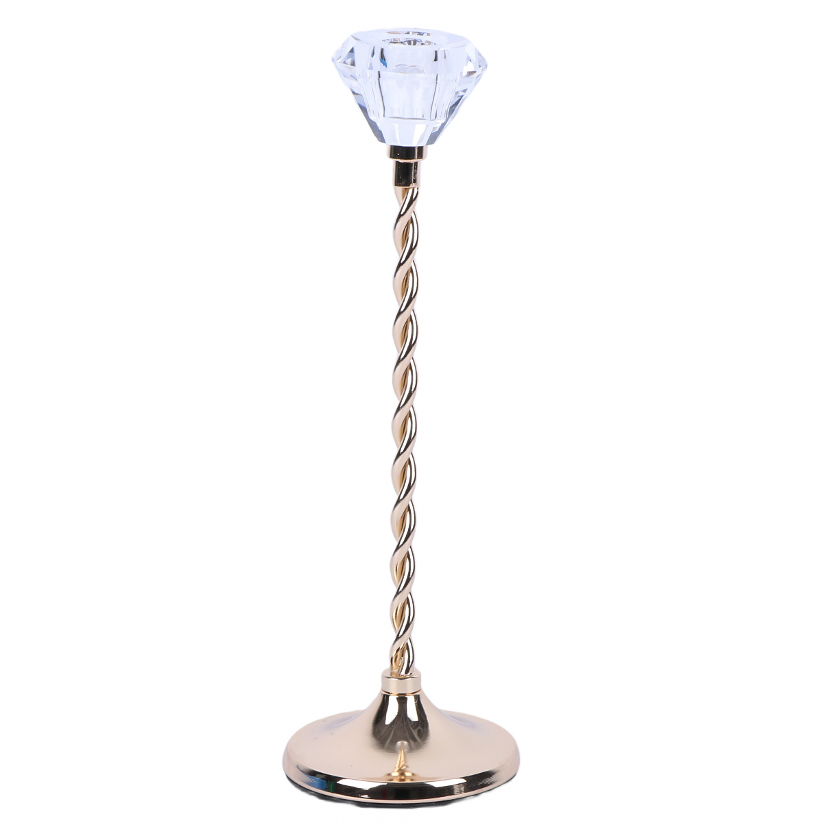 Metal Candle Holder Medium Stirrer Golden