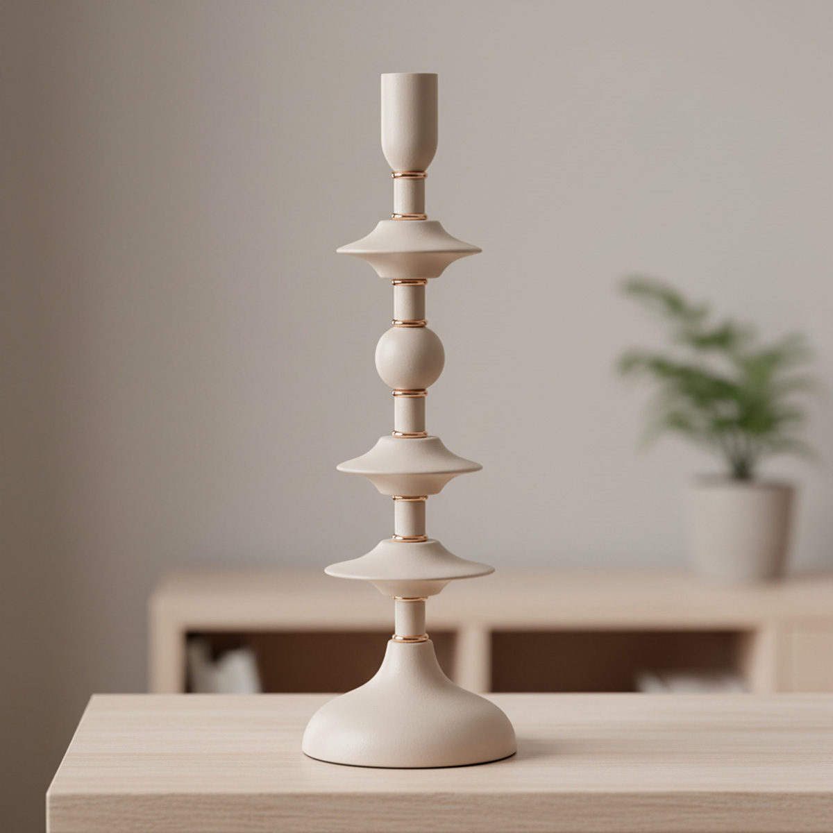 Metal Candle Holder Large