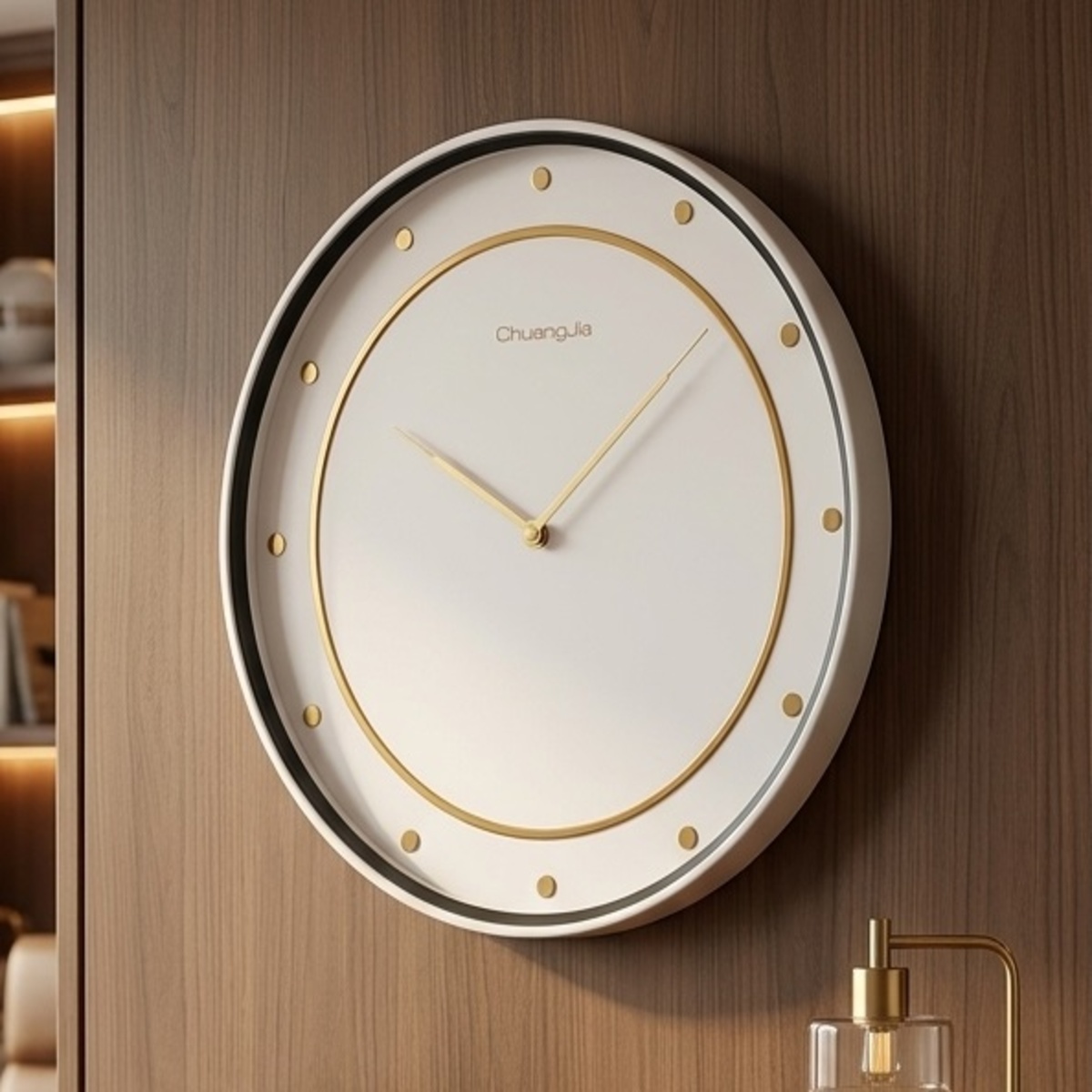 Gold Design Wall Clock