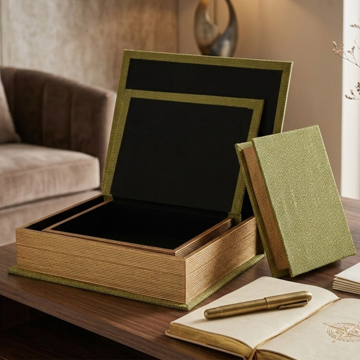 Decorative Wooden Storage Box | Home Decor | Shelves & Organizers