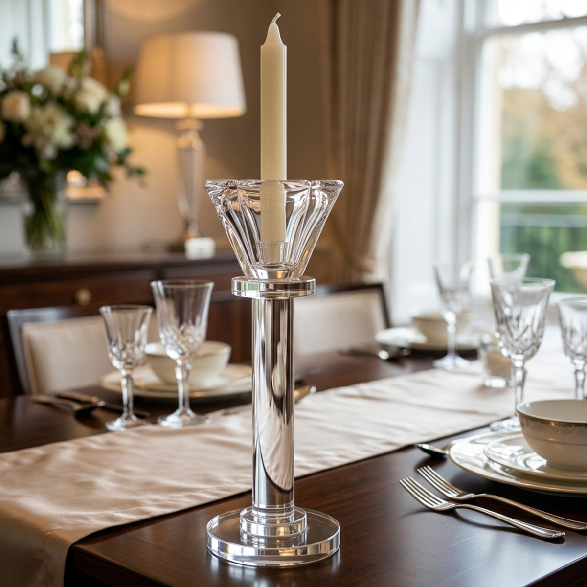 Candle Holder Crystal