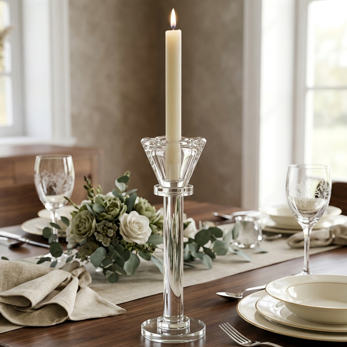 Candle Holder Crystal