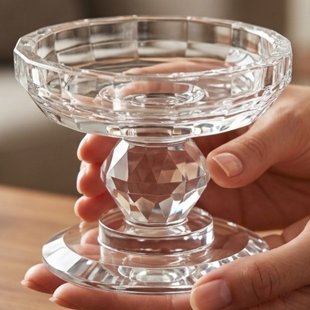Glass Candle Holder