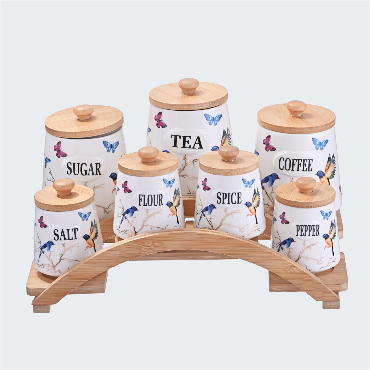 Ceramic Spice Jar Set