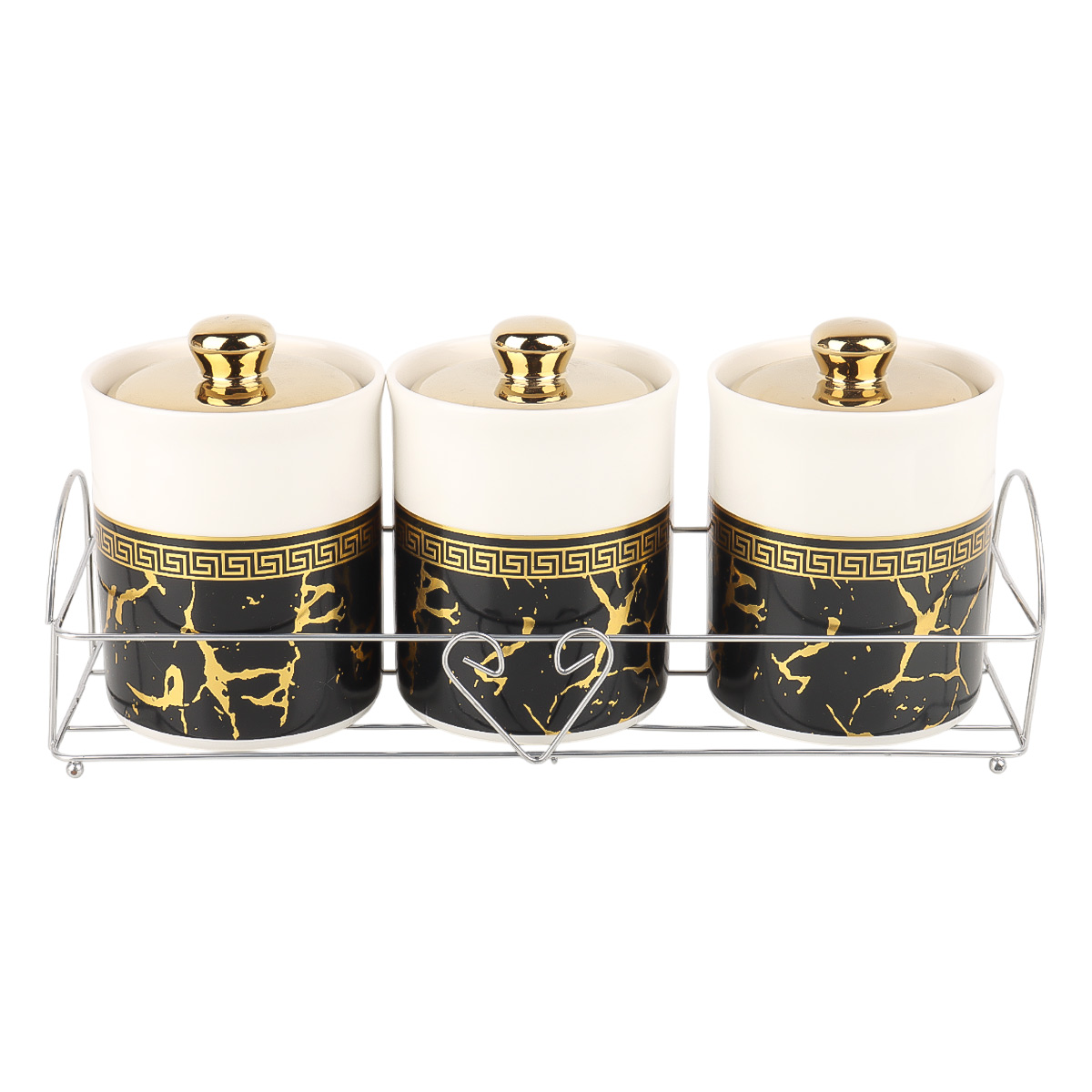 Ceramic 3 Pieces Spice Set