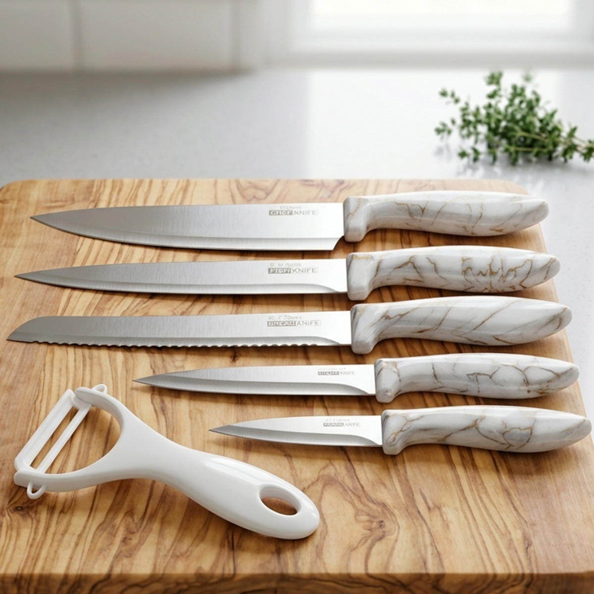 6 Pieces Knife Set
