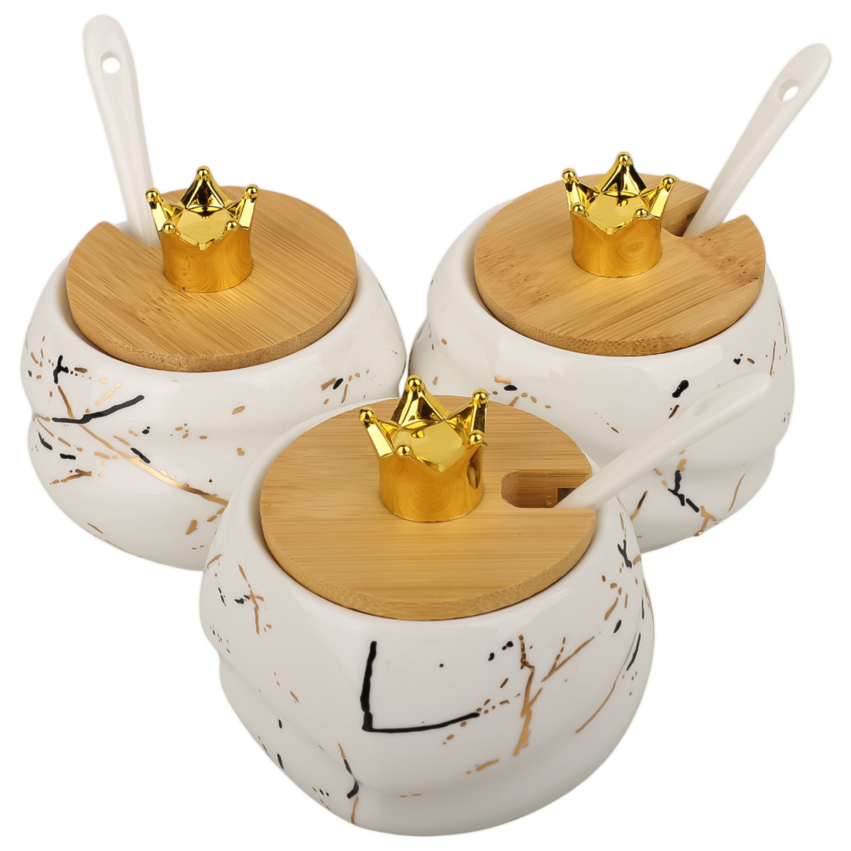 Spice Set Ceramic 3 Pieces