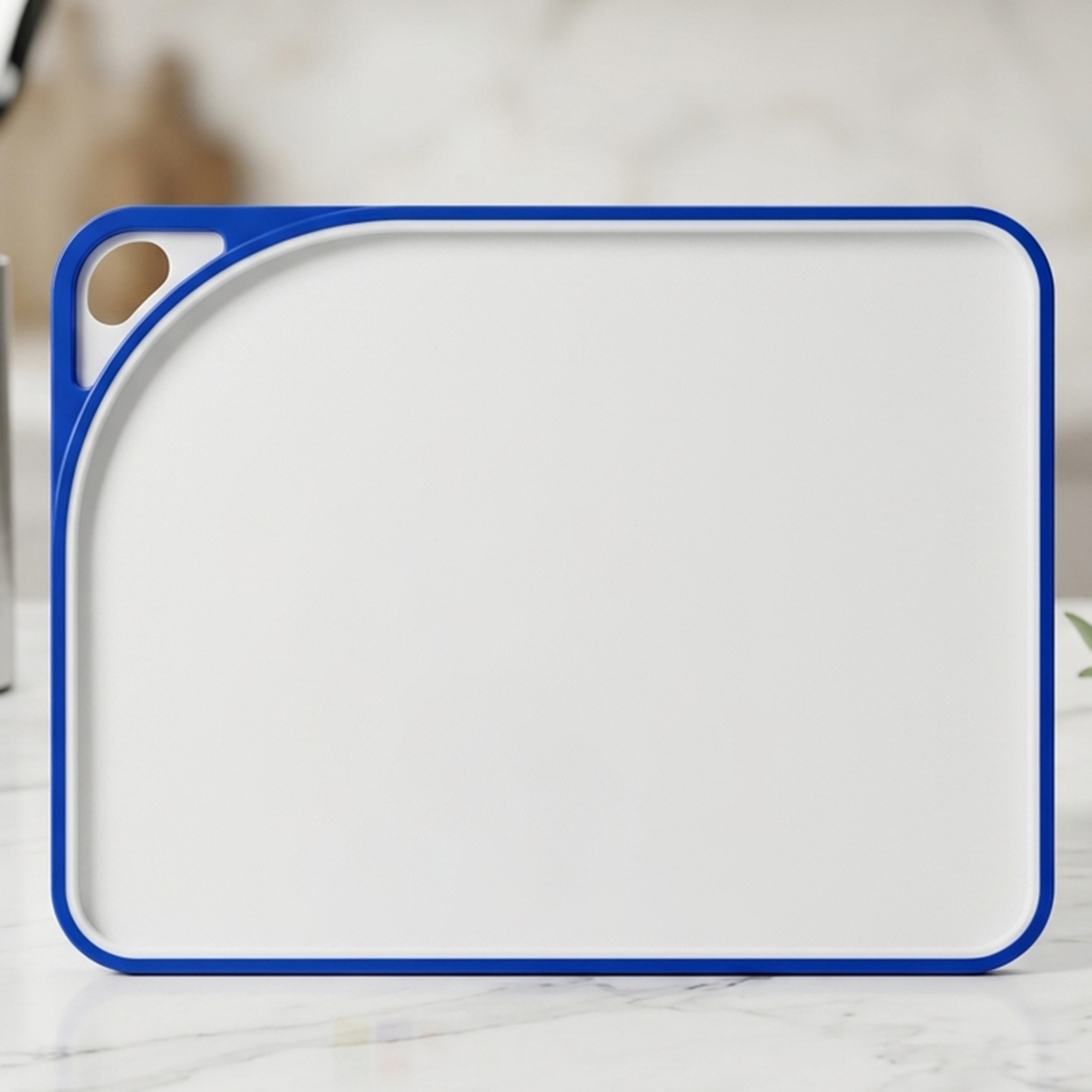 Blue Border Anti Slip Kitchen Cutting Board