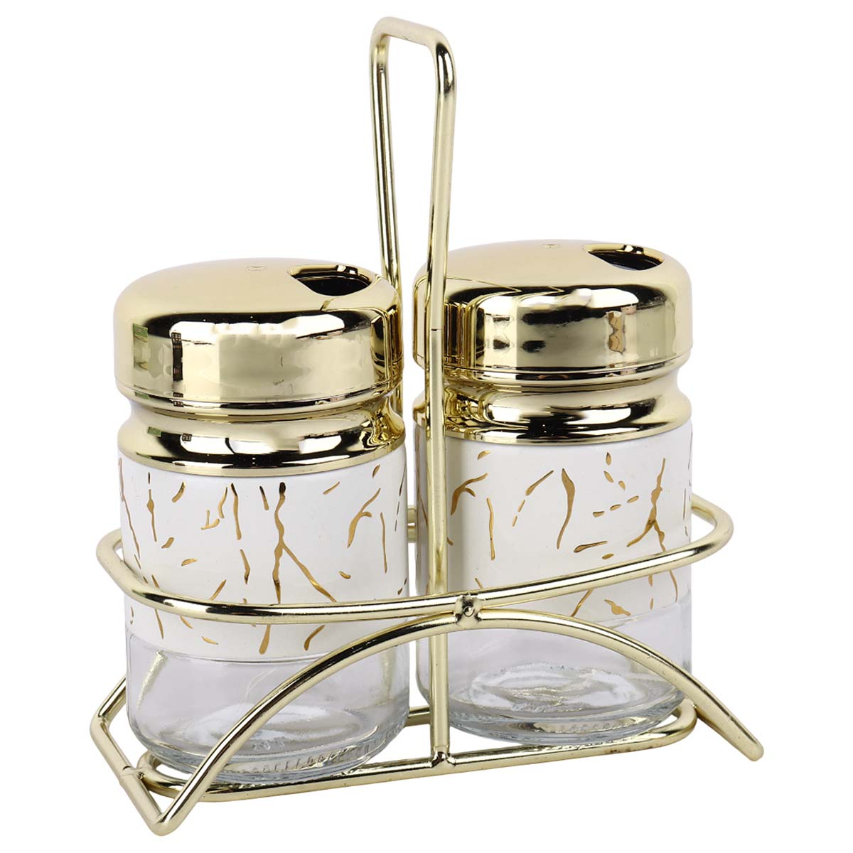 Glass Salt & Pepper Shaker 2 Pieces Set