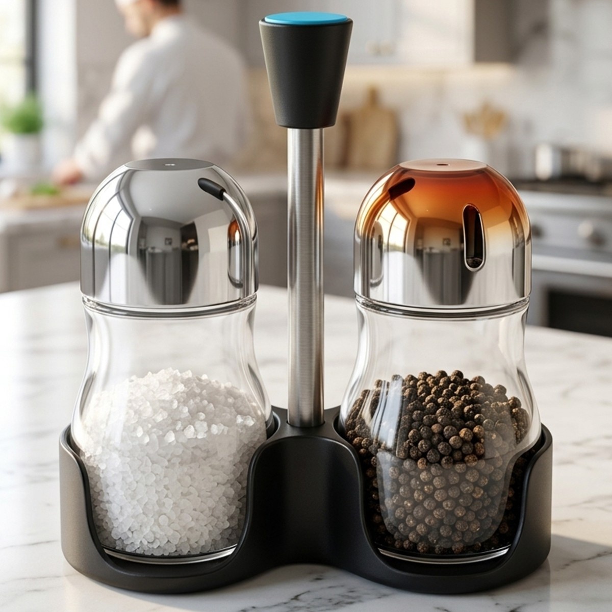 Spice Shaker Set Glass 2 Pieces