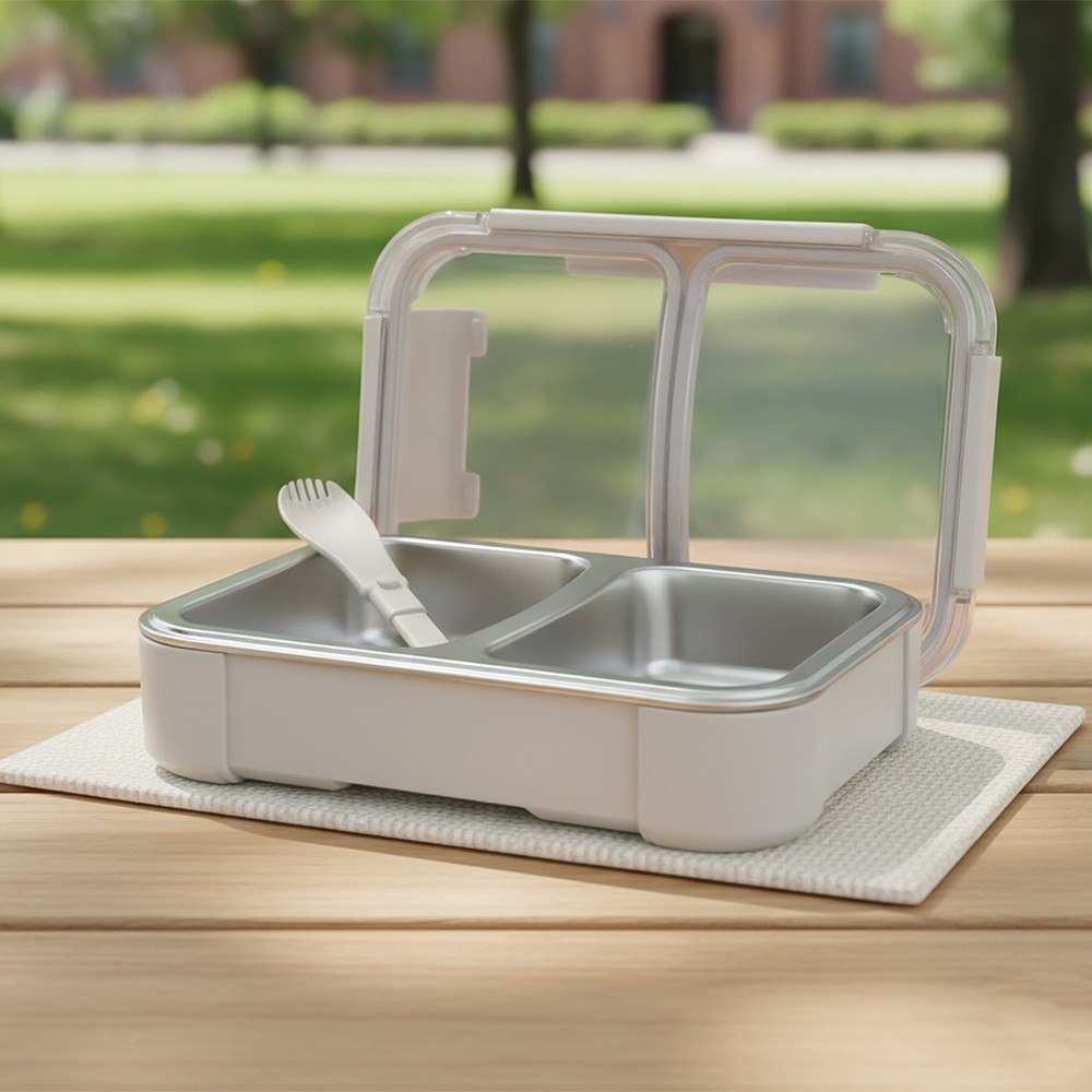 Lunch Box Stainless Steel 2Parts
