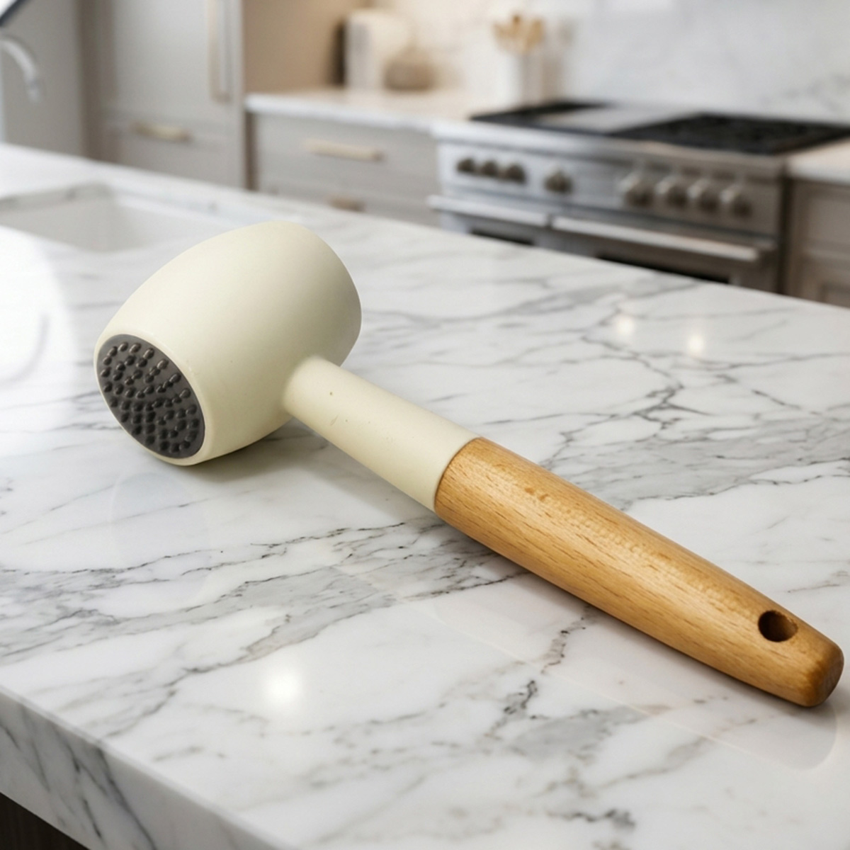 Meat Hammer Wood Handle