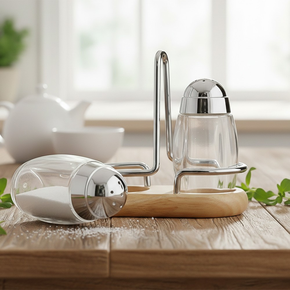 Salt Pepper Set Acrylic 2pcs
