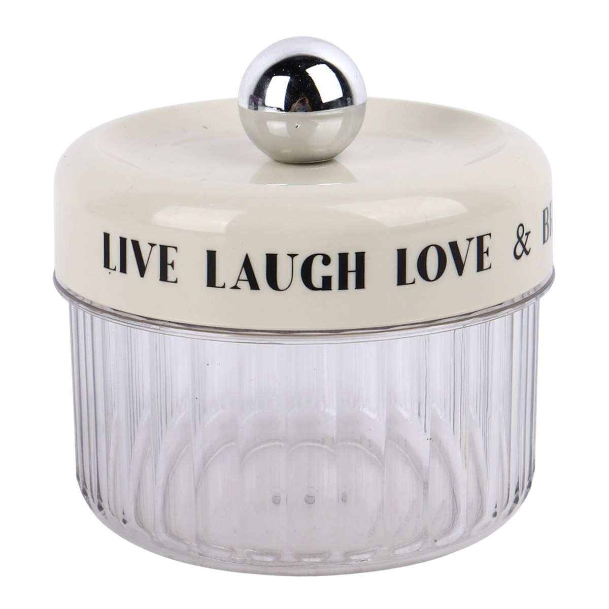 Glass Canister Jar With Lid