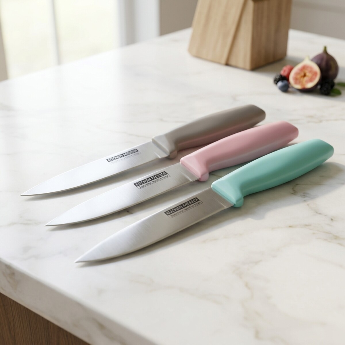 Kuchen Messer Stainless Steel Utility Knife Set 3 Pieces