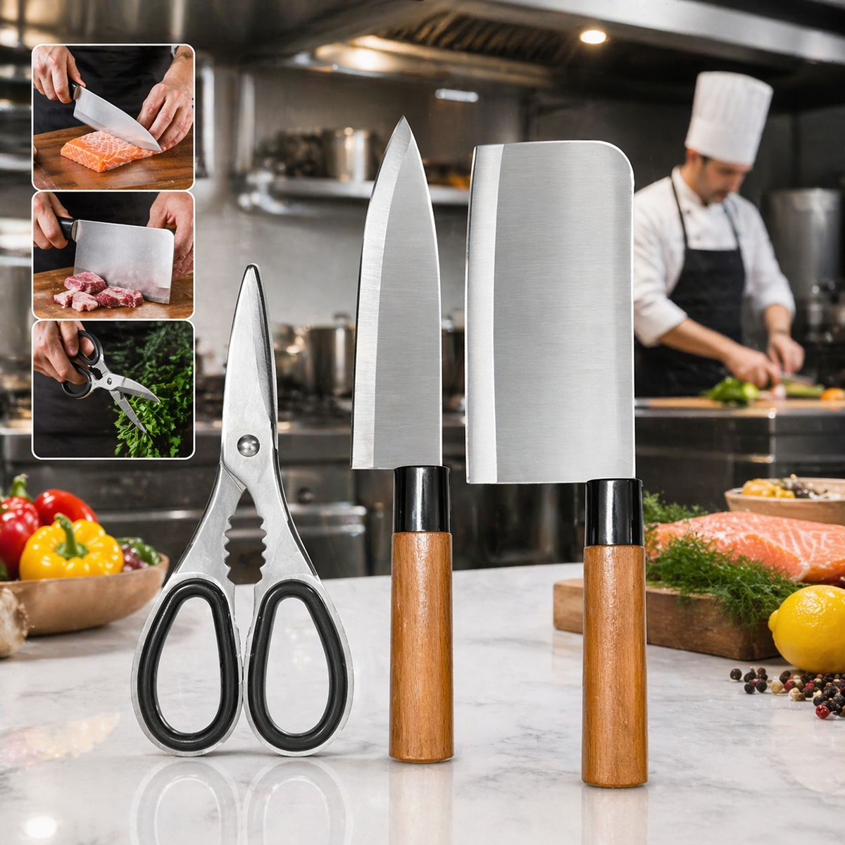 Knife Set 3 Pieces