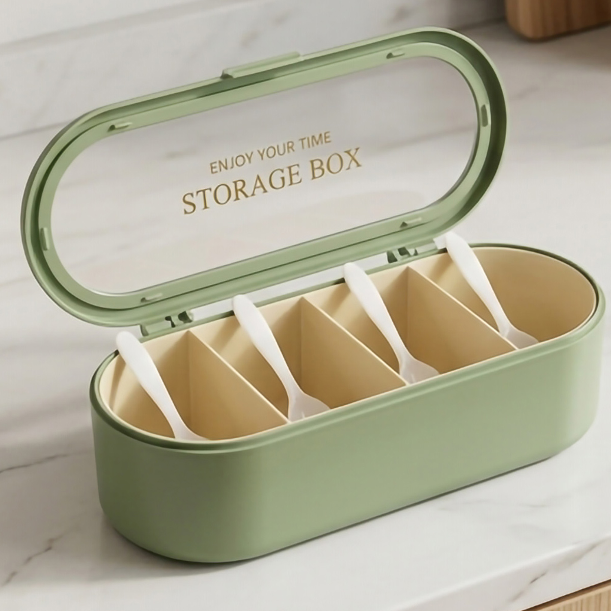 4 Part Spice Storage Box