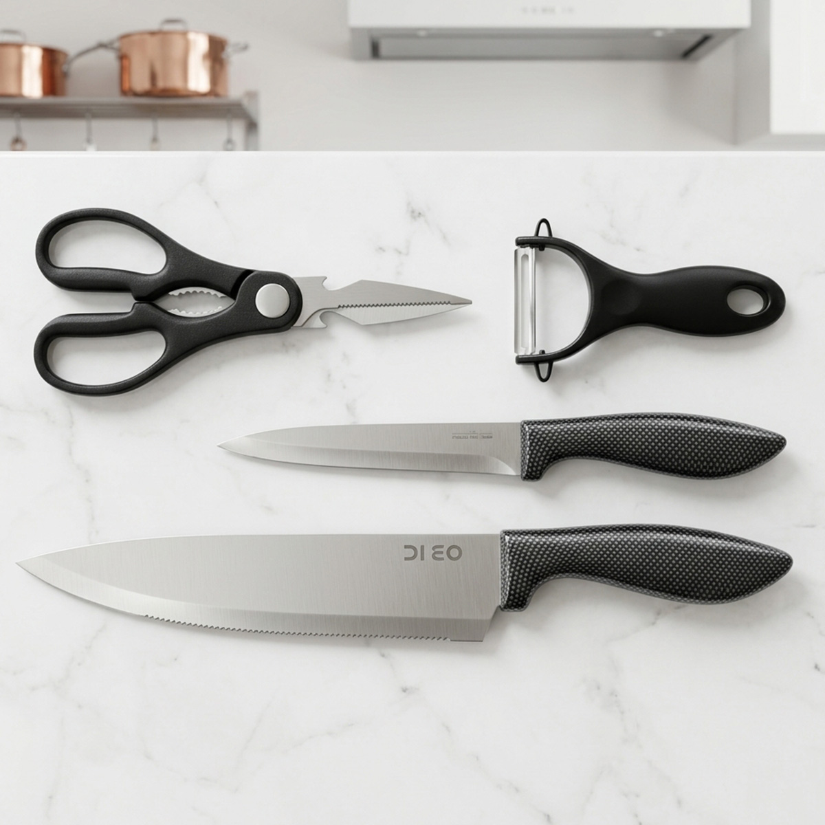4 Pieces Chef Knife Set
