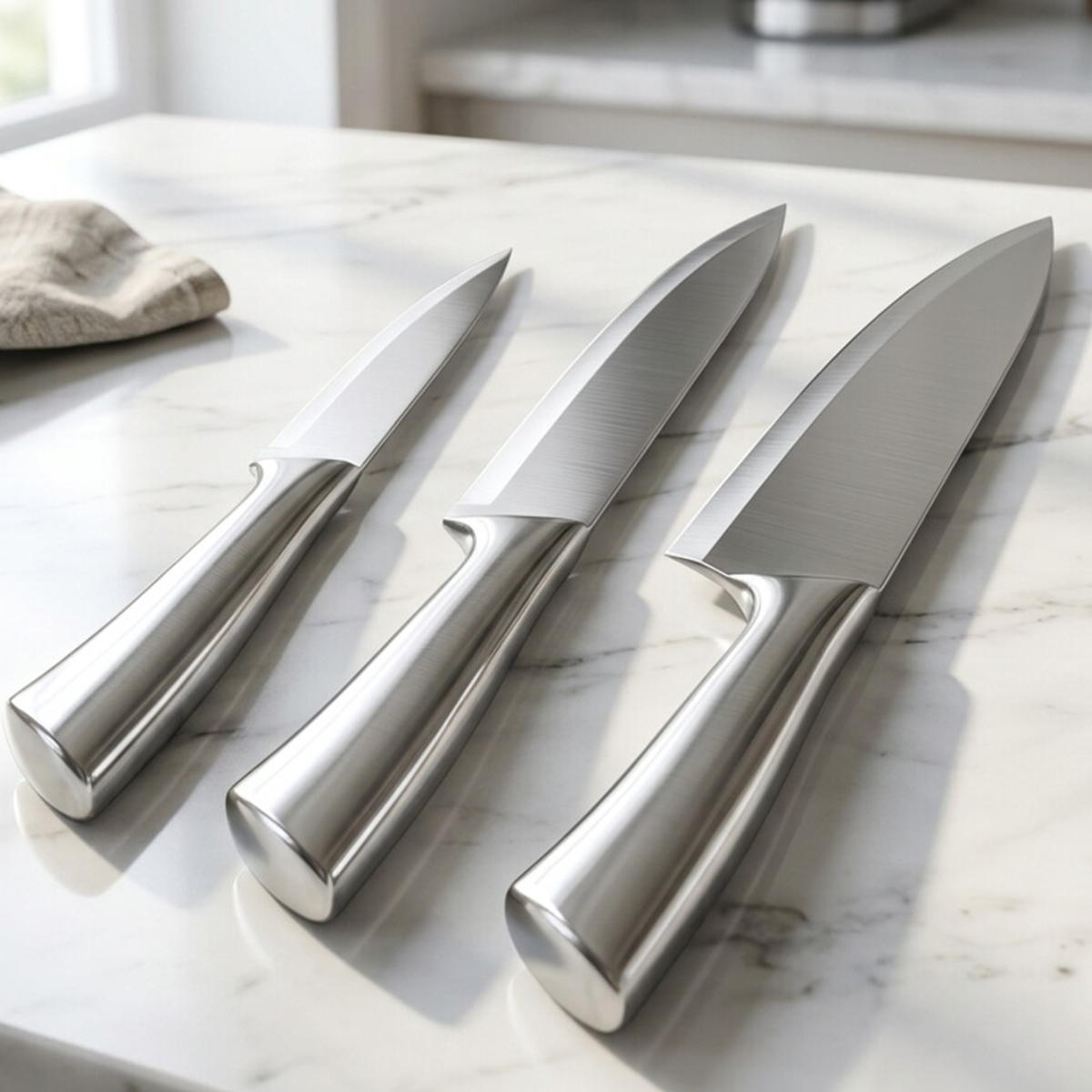 Stainless Steel Knife Set 3 Pieces