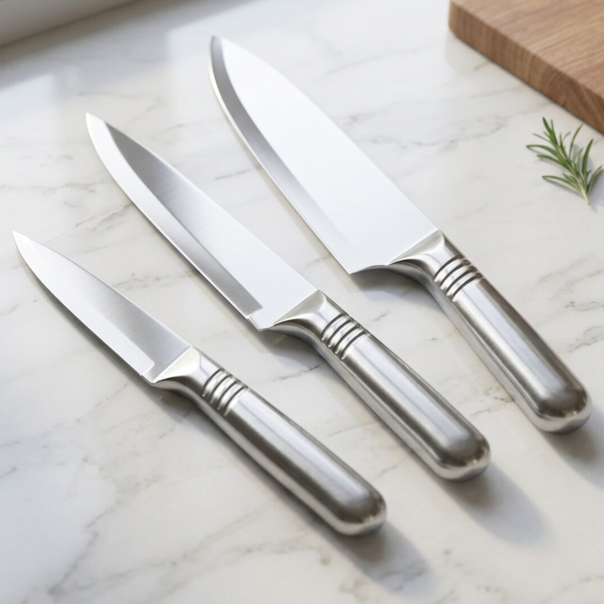 Stainless Steel Knife Set 3 Pieces