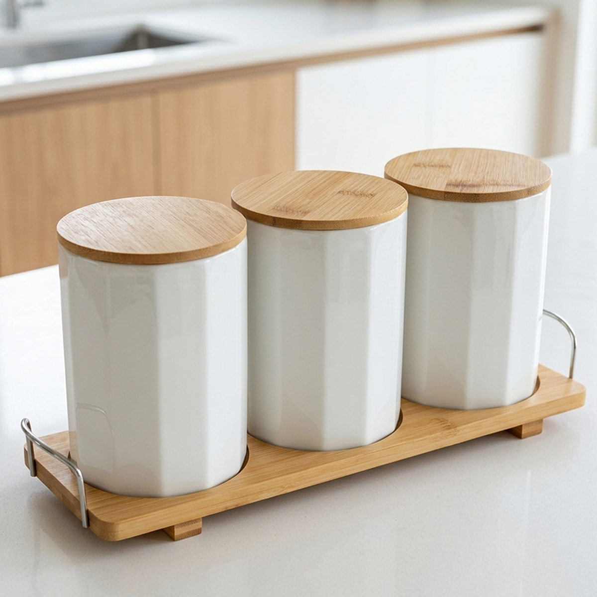 3 Pieces Spice Jar Set