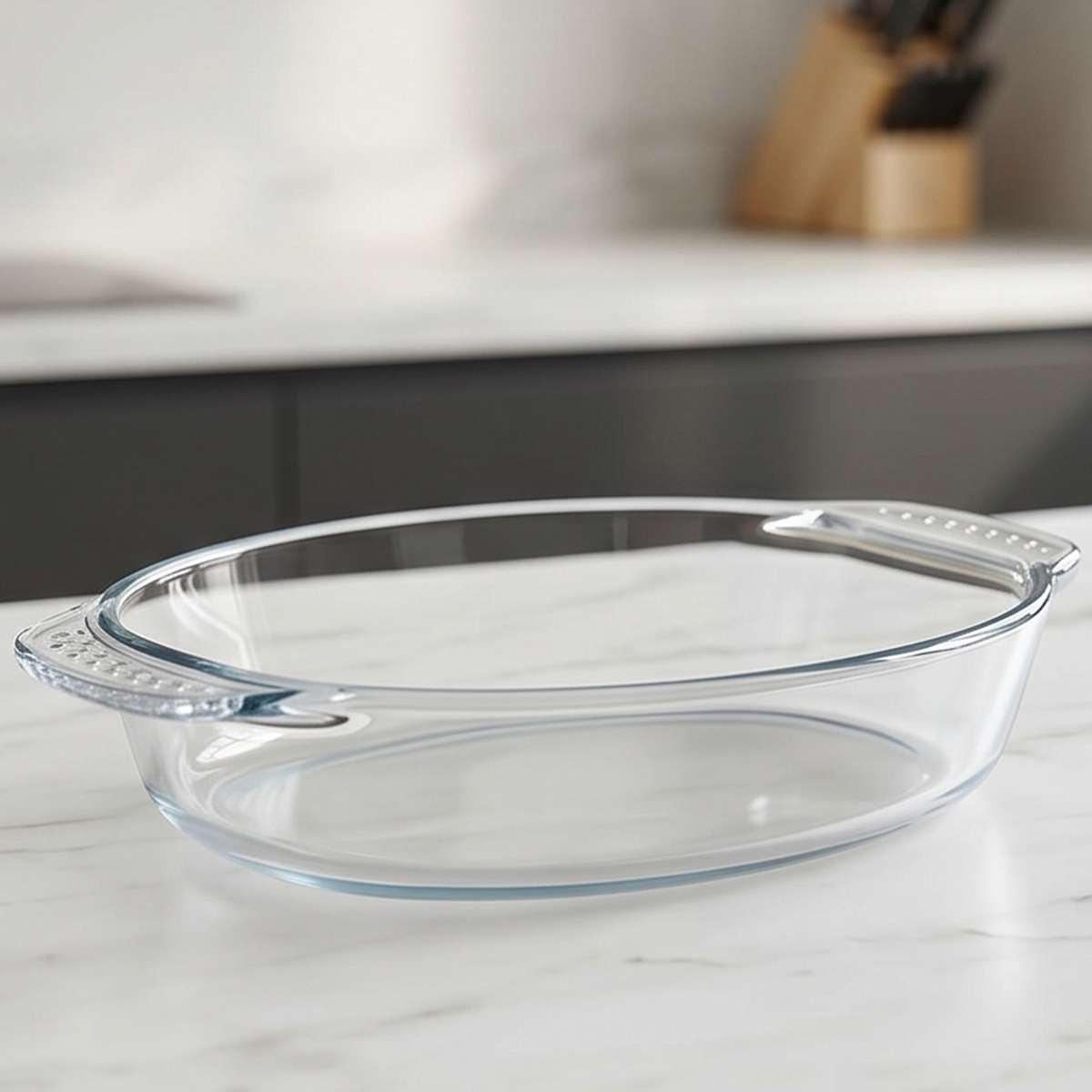 Microwave Glass Oval Dish 2.5L