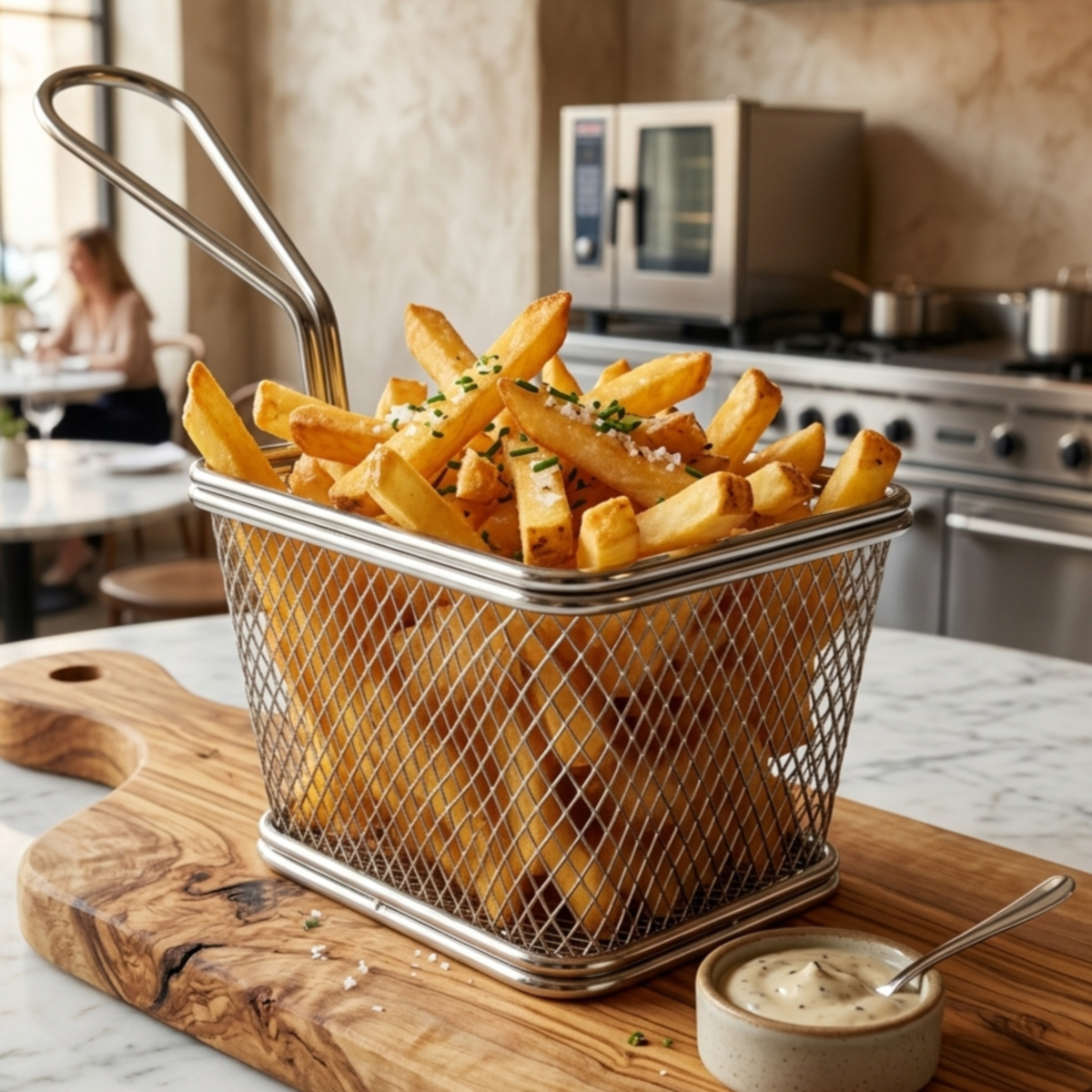 Frying Basket With Handle