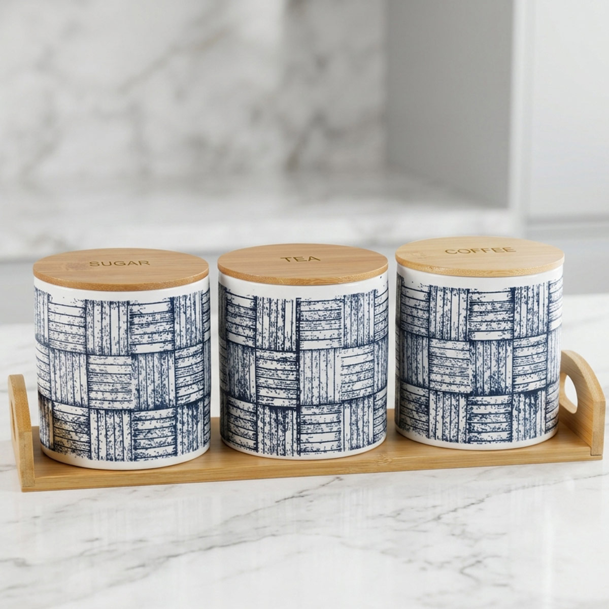 3 Pieces Ceramic Spice Jar Bottle
