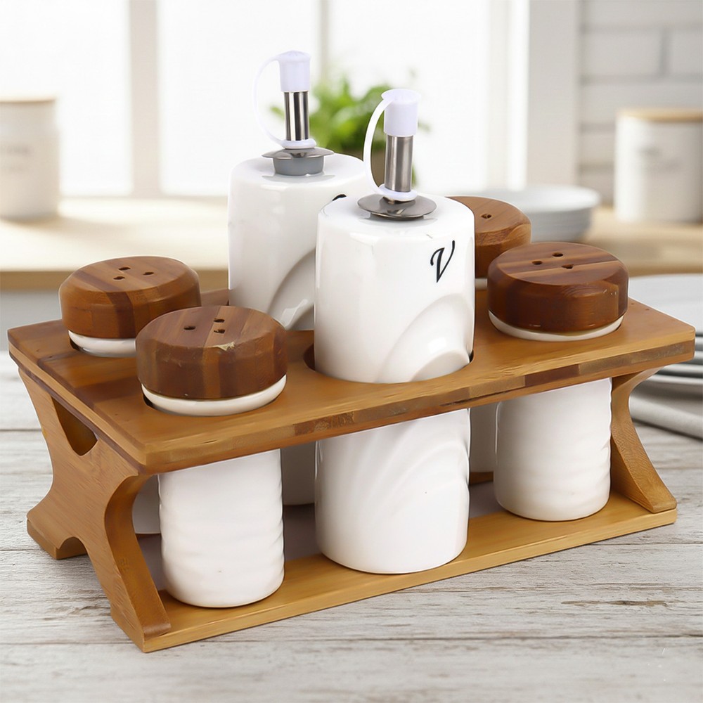 Vinegar Salt Spice Set Ceramic 6pcs