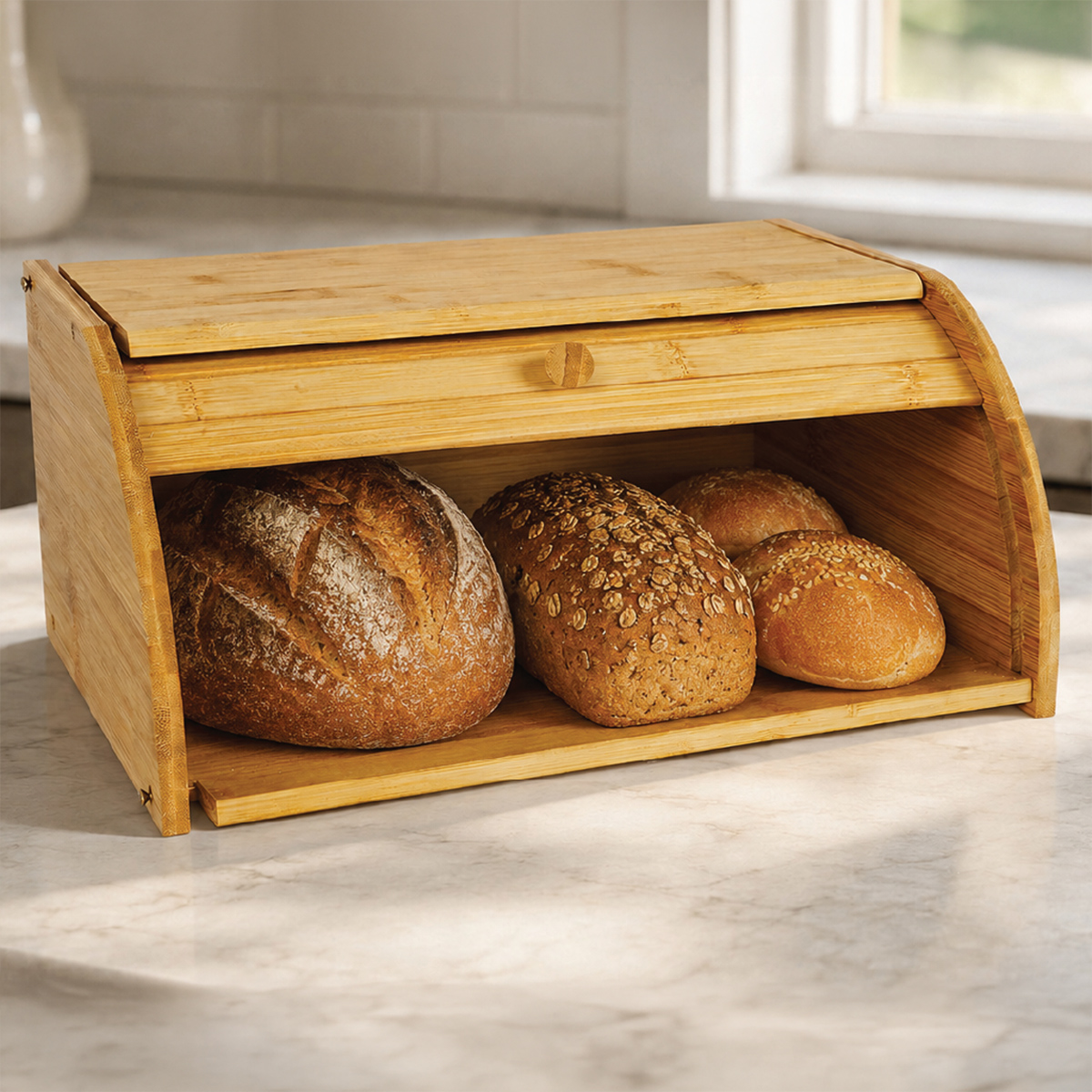 Wooden Bread Box