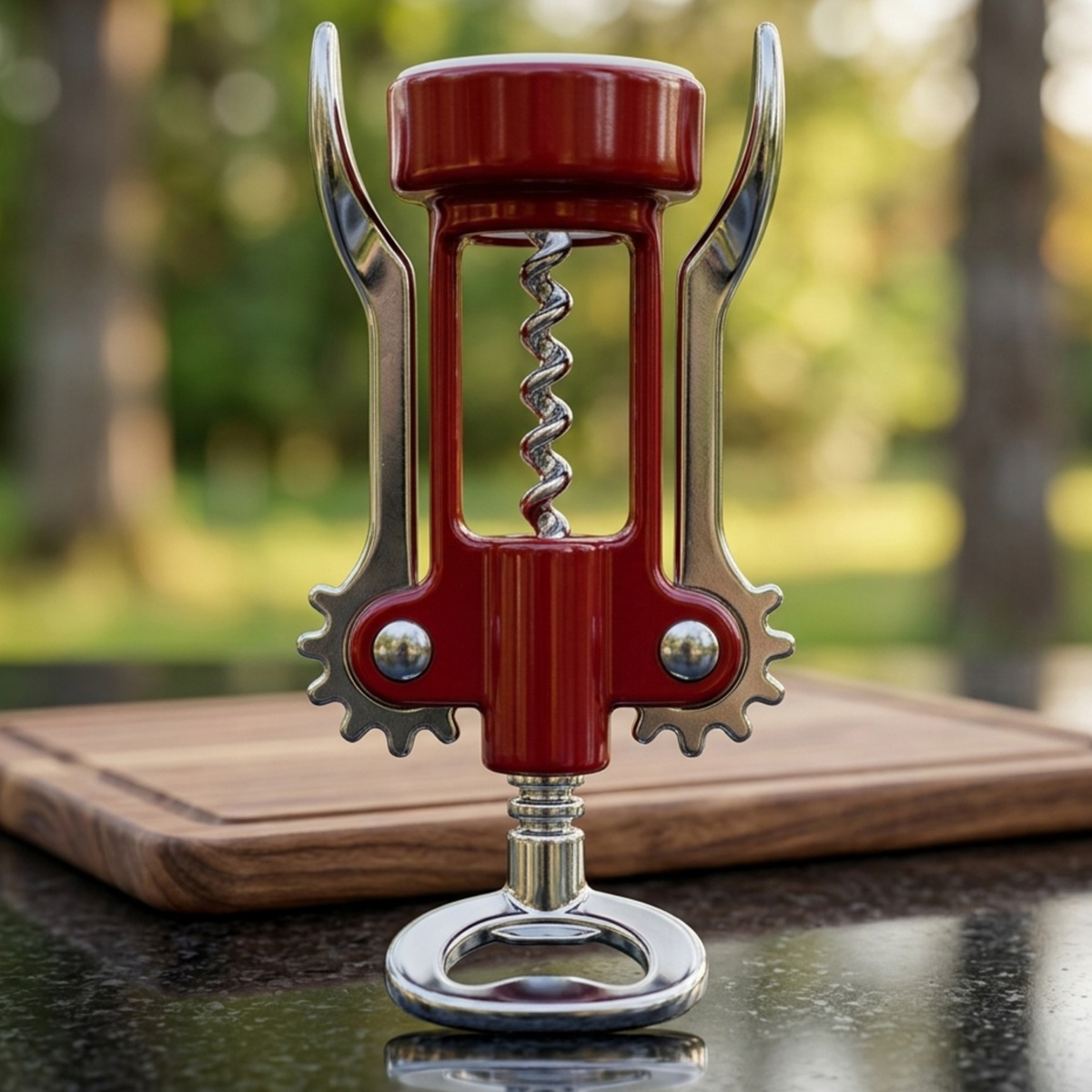 Winged Corkscrew Bottle Opener