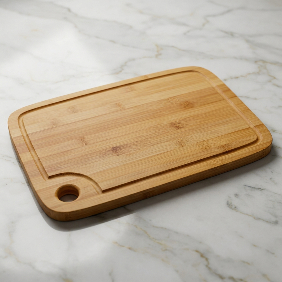 Wooden Cutting Board With Groove