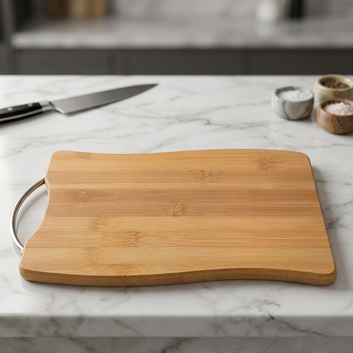 Wave Edge Wooden Cutting Board