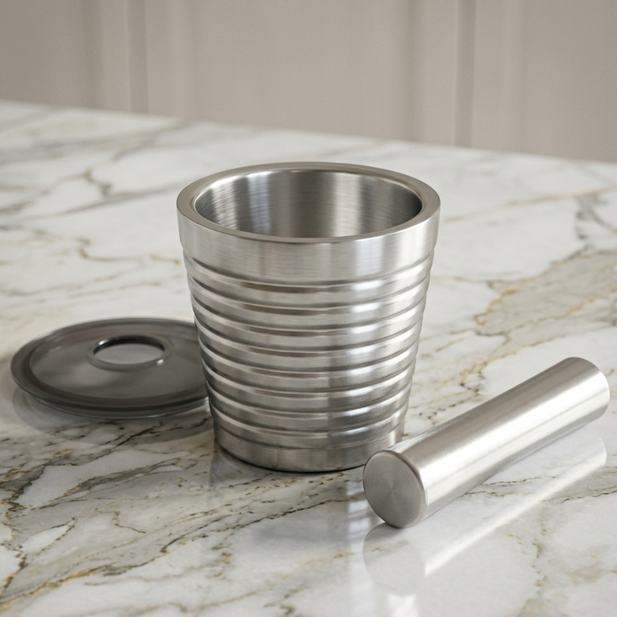 Stainless Steel Mortar and Pestle Set