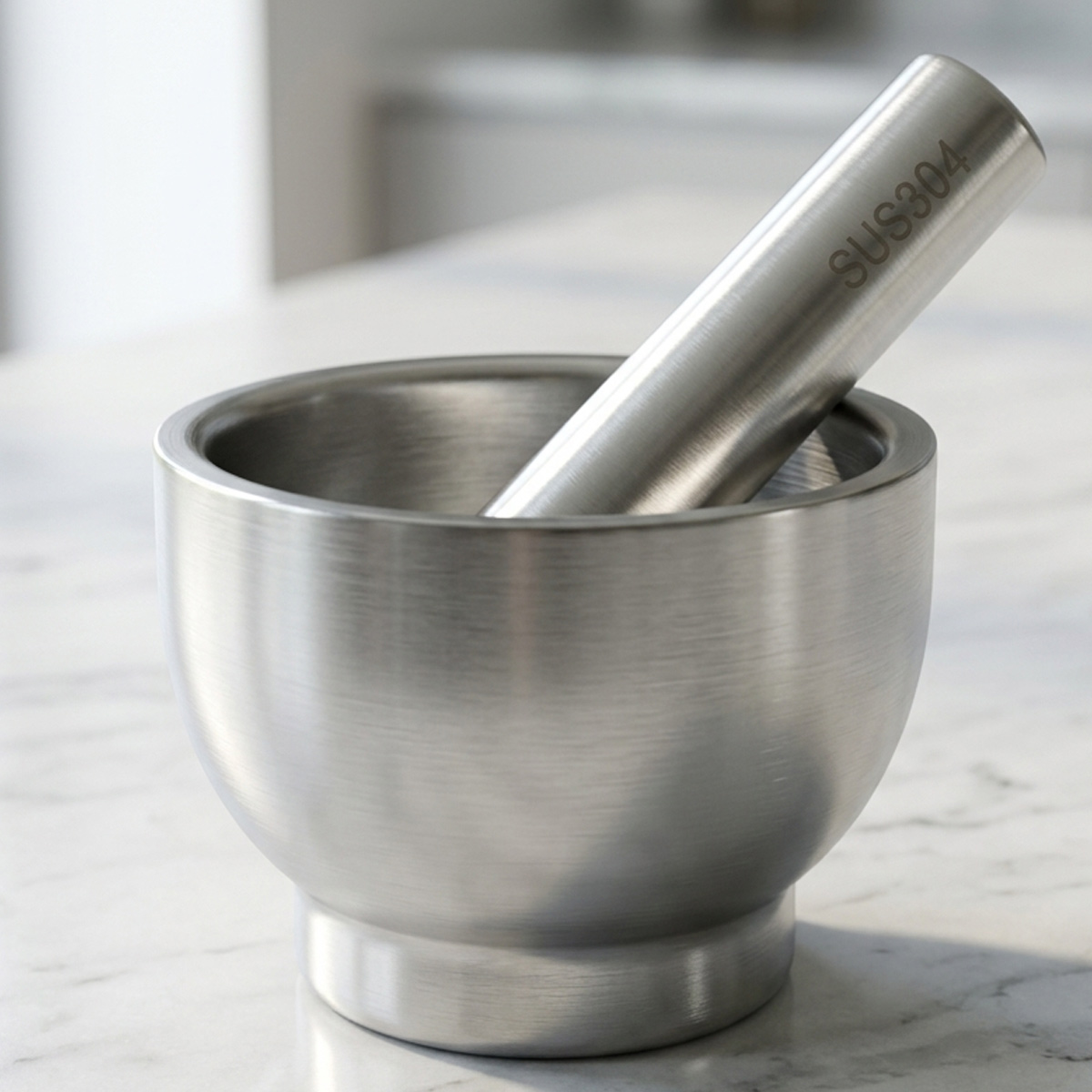Stainless Steel Mortar With Pestle